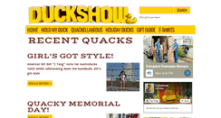 Desktop Screenshot of duckshow.com